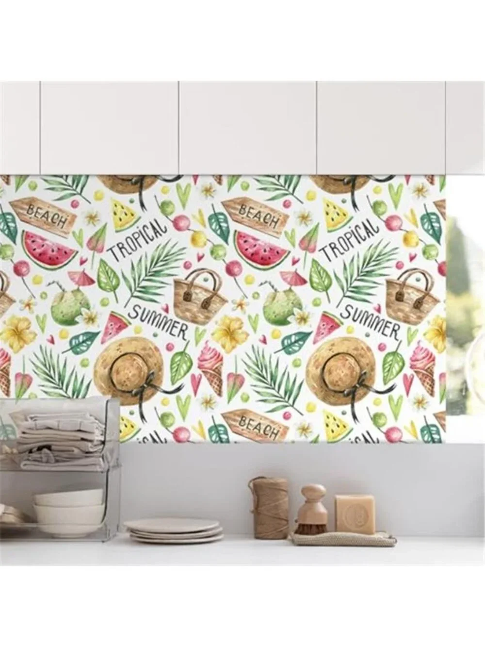Summer Wallpaper Peel and Stick Wallpaper Vinyl Wallpaper